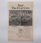 1969 Jeep Jeepster Commando Vintage Print Ad