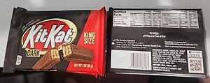 Kit Kat Candy Bar, King Size Crisp Wafers in Dark Chocolate, 3.0-Ounce  5 Pack