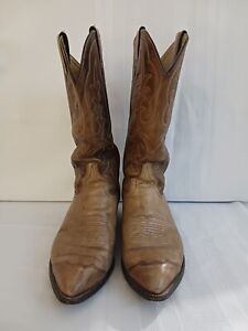 Size 12M Men's Tan Leather Boots by Imperial