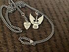 KING BABY STUDIO W/FENDER GUITAR PENDANT 24” KB CHAIN .925 STERLING WEIGHS 30GMS