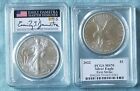 2022 $1 Type 2 American Silver Eagle PCGS MS70 First Strike DAMSTRA (In Hand)