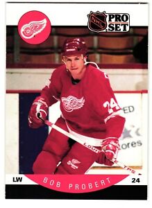 1990 Pro Set #76 Bob Probert, Detroit Red Wings