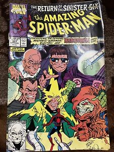 Return Of The Sinister 4/6 The Amazing Spider-Man Vol.1 No.337 August 1990 VG