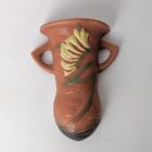 Vtg Roseville Pottery Freesia Wall Pocket Vase 1296 - 8