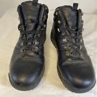Men's Leather Hiking Boots Size 11.5 Leather Waterproof Sealtex Black By Propet