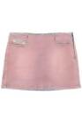 NEW de-pra-mini-fsd1 denim mini skirt with rhinestones A12491 09I22 DENIM AUTHEN