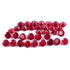 25 Pcs Natural Red Ruby Round Cut 4 mm Loose Gemstone GDGL Certified R10