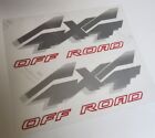 Pair 4x4 or 4x4 Off Road Decals fit 1992-1996 Ford F150, Bronco, etc TOP QUALITY