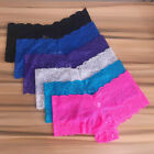 6 Pack Lot Sexy Womens Boyshort Lace Panties Boy shorts Brief Lingerie Underwear