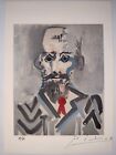 Pablo Picasso COA Vintage Signed Art Print on Paper Limited Edition Signed