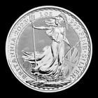 2023 1 oz 999 Silver UK Britannia Royal Mint £2 GEM BU Coin from Mint Roll #5
