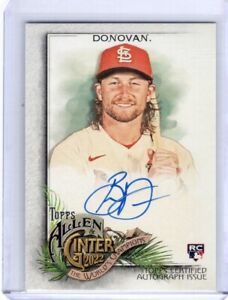 New Listing2022 Topps Allen & Ginter Brendon Donovan On-Card Rookie Auto FA-BD Cardinals