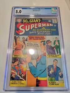 SUPERMAN #197 CGC 5.0 1967 80 PAGE GIANT Silver Age