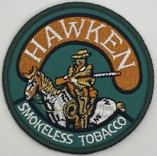 Hawken Chewing Tobacco Dip Snuff Vintage Style Retro Iron Sew One Patch Racing