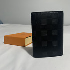 Louis Vuitton Passport Holder and Wallet Black Glossy (Pre Owned)