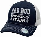 Dad Bod Drinking Team Trucker Mesh Snapback Navy/White