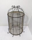 Vintage Rustic Victorian Style Wrought Iron Metal Wire Birdcage Bird House