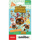 NEW - Nintendo Animal Crossing Series 5 amiibo Cards - 6 Pack - **LOT OF 5**
