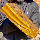 11LB Large Golden Tiger'S Eye Rock Quartz Crystal Mineral Specimen Metaphysics