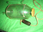 Vtg Antique Old Original C. F. Orvis Embossed Glass Jar Bottle Minnow Fish Trap