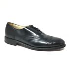 Bostonian Impression USA Oxfords Dress Shoes Mens Size 11 Black Leather Cap Toe