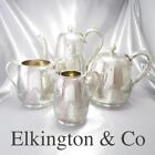 Elkington Co Victorian Tea Service Silver Plate
