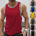 Men's Sleeveless Muscle Tank Top Shirt Arm Top Tank Top Fitness Bib Shirt GYM