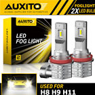 AUXITO LED Fog Light Bulb H8 H16 H11 Fog Light Bulb White 6500K High Power Lamps (For: Nissan Murano)