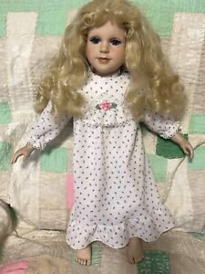 Vintage My Twinn Doll 1996 Blonde Hair Deep Blue Eyes 22” Original Outfit