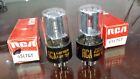 TESTED NEW NOS NIB CLOSELY MATCHED PAIR RCA 6SL7GT 5691 TUBE TV-7 TESTED (USA)