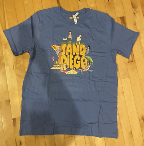 SDCC 2023 Exclusive Toddland Bob's Burgers Sand Diego Blue Tee Shirt XL X-Large