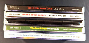 New ListingLot Of 5 CDs Pop Rock: Springsteen, Mannheim, Beach Boys, Beatles Songs,+