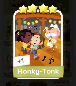 Monopoly GO! 4 ⭐️ Sticker - Honky-Tonk FAST DELIVERY⚡️