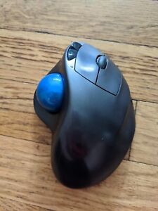 New ListingLogitech M570 Wireless Trackball Mouse Blue Gray w/Dongle