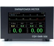 SWR Power Meter CQV-SWR-508 200w Digital Standing Wave Meter Work from 1.8-54Mhz