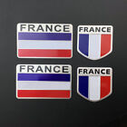 4pcs France Flag Car Trunk Side Tailgate Fuel Tank Emblems Badges Decals Sticker