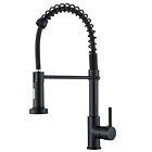 Commercial Kitchen Faucet Sink Mixer Pull Down Sprayer Single Handle Deck Mount