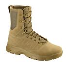 New Men's Salomon Forces Guardian Tactical Leather Boots Size 6-14 Brown 400358