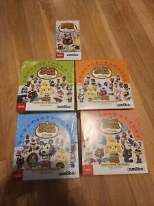 Amiibo Animal Crossing Series 1 - 5 Booster Box 42 Packs Genuine Nintendo NEW