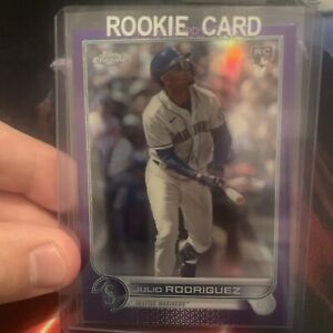 New Listing2022 Topps Chrome Update #USC150 Julio Rodriguez RC Purple Refractor