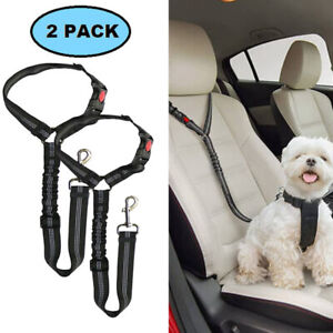 Pet Dog Car Seat Belt Clips Safety Travel Harness Lead Restraint Adjustable