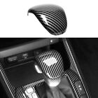 Carbon Fiber ABS Gear Shift Knob Cap Cover Trim For Kia Telluride Forte Soul (For: 2023 Kia Forte GT Sedan 4-Door 1.6L)