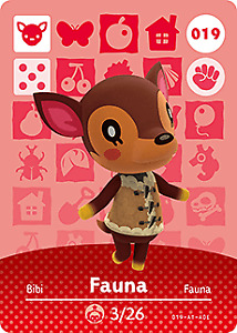 Animal Crossing Fauna 19 Series 1 Deer AUTHENTIC Amiibo Card NEW NOT SCANNED