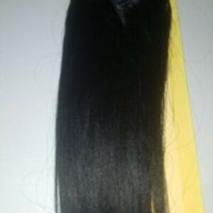 100% HUMAN HAIR TANGLE FREE;OUTRE PREMIUM NEW YAKI WEAVE;STRAIGHT;WEFT;HALF PACK