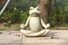 Zen Frog Statue-Frog Figure Home Decor Yard Lawn Display Resin Garden Statue