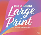 Browntrout Big & Bright Large Print 2024 12 x 14 Wall Calendar w