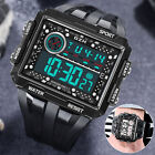 Waterproof Men's Military Sport Digital Watch LED Large Multifunction Wristwatch