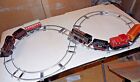 TWO ANTIQUE CONSTRUCTION TRAIN SET TIN LITHO WIND UP  GW GERMANY US ZONE