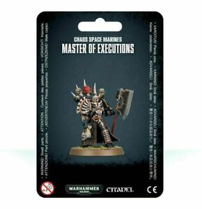 Master of Executions Chaos Space Marines Black Legion Warhammer 40K NIB Blister