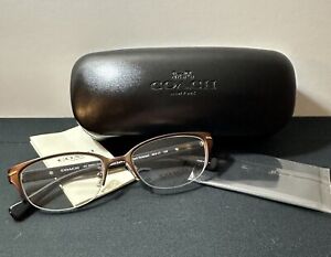 New Authentic Women’s COACH Eyeglass Frames & Case, Model Jackie HC5058 9199